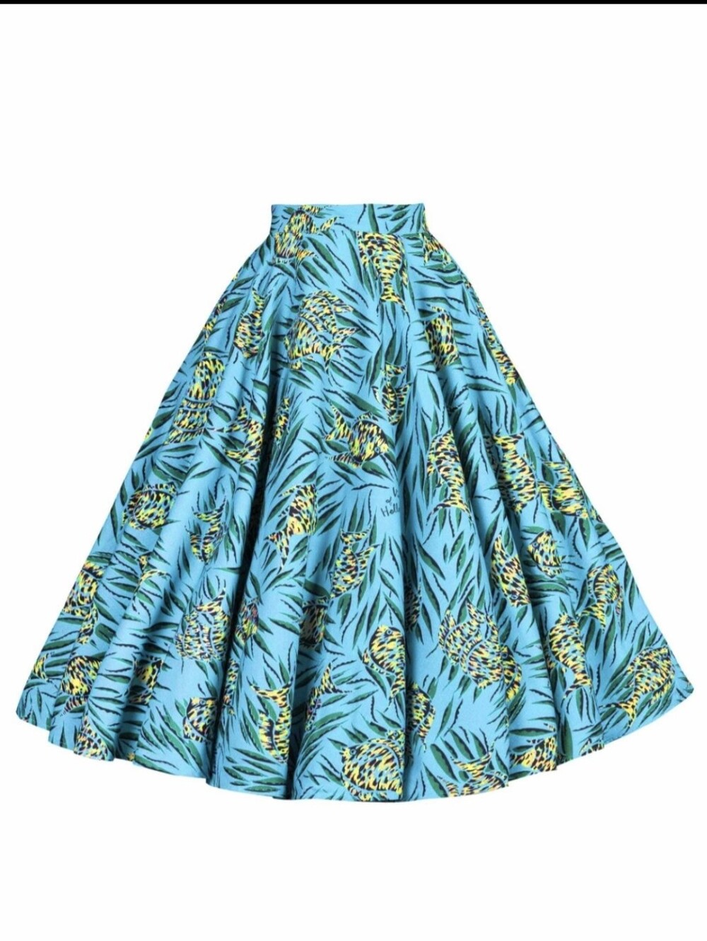 UK 20 Vivien Of Holloway Tigerfish Skirt In Curacao